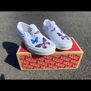 custom butterfly vans